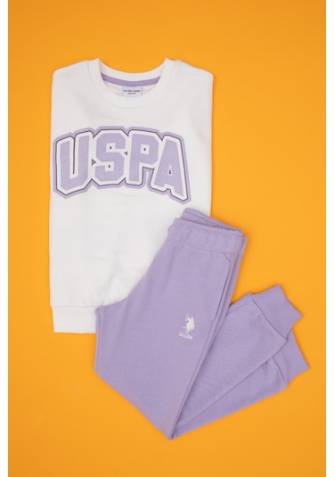 U.s. Polo Assn. Kız Çocuk Beyaz Pijama Takım 50318938-vr013 Beyaz