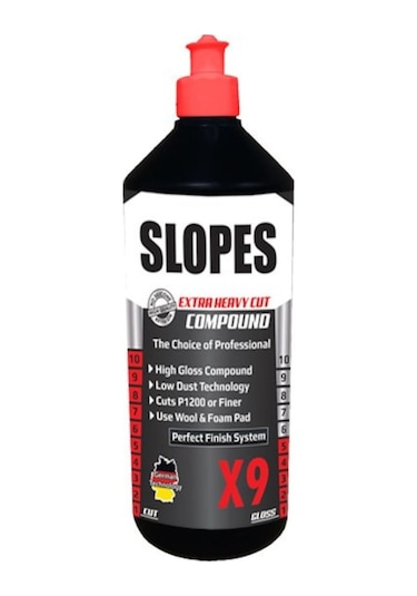 Slopes X9 Agresif Pasta 1lt (Çizik Çıkartıcı