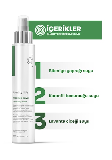 Quality Life Saf Biberiye Suyu 100 ML