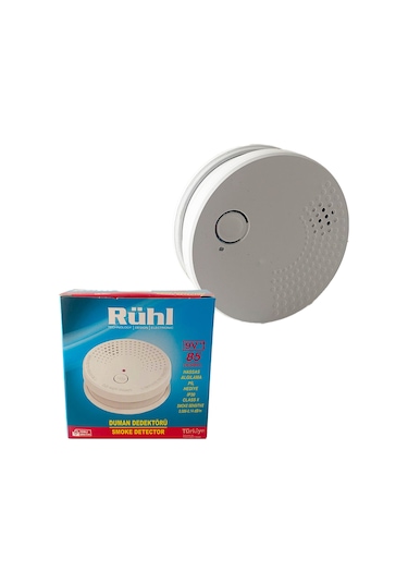 Pilli Duman Dedektörü-9v Pil Dahildir-smoke Detector