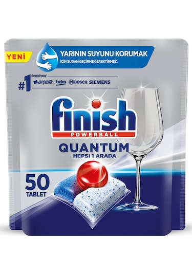Finish Quantum 50 Tablet Bulaşık Makinesi Deterjanı