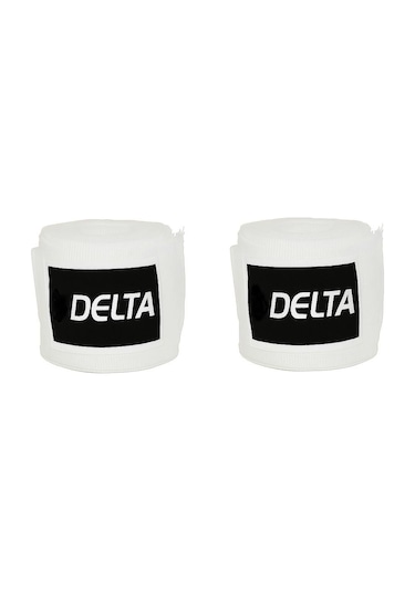 Delta Boks Kickbox Muay Thai Sanda El Bandajı 3,5 Metre X 2 Adet Beyaz