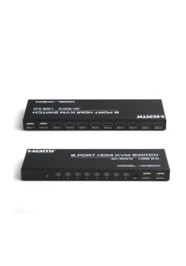 Dark DK-AC-KVMHD8X1 8 Port 4K 60 Hz HDMI Kvm Switch