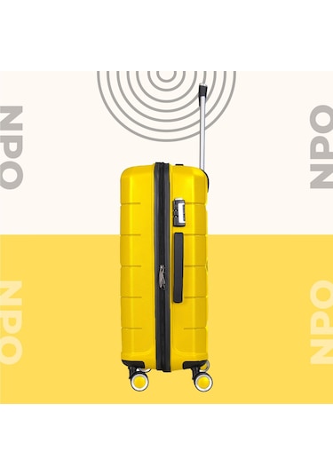 Npo Diamond Pp Polipropilen Küçük Boy Kırılmaz Valiz-sarı Sarı
