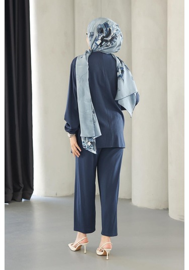 Bağlama Detaylı Takım Lacivert Lacivert