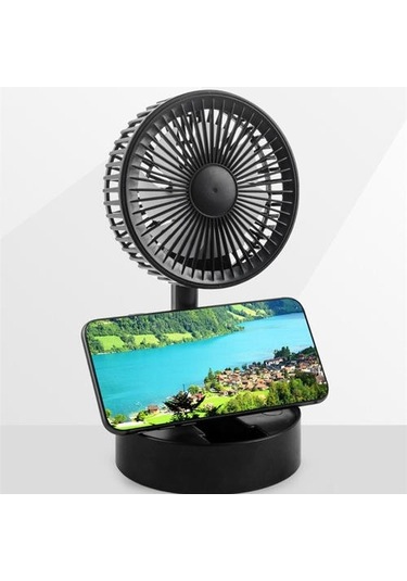 Usb Şarj El Küçük Fan 9799 Siyah