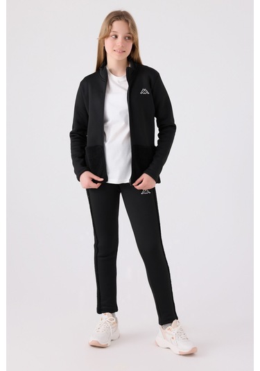 Kappa Kız Çocuk Siyah Sweatshirt 32216mw-c-v1 Siyah