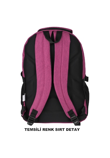 Relaxion Su Geçirmez Çok Gözlü Sırt Çantası Mavi 2055 MAvi