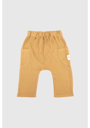 Totzee Cepli Pantolon Camel Kahverengi