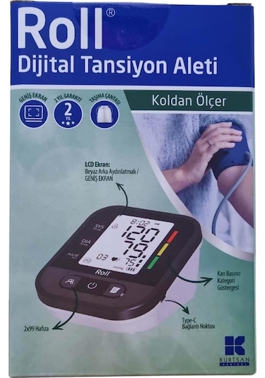 Roll Dijital Tansiyon Aleti Koldan Ölçer