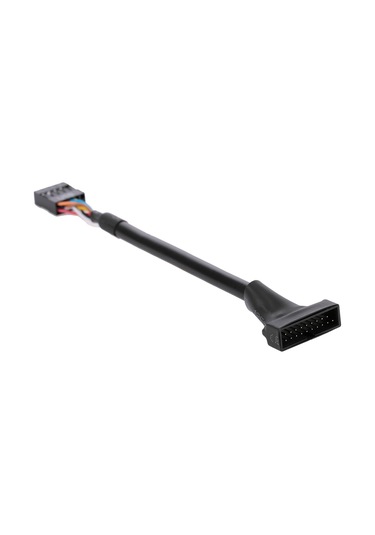 Teltree 19pin Usb 3.0 Erkekden 9pin Usb 2.0 Dişeye Donanım Bağlantı Kablosu - 14.5cm Uzunluk