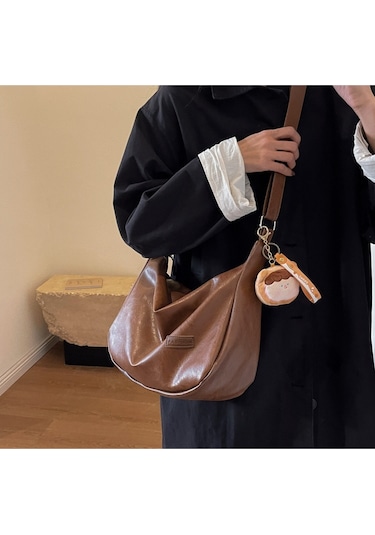 Jzcat Kadın Günlük Gezi Messenger Çantası - Koyu Kahverengi