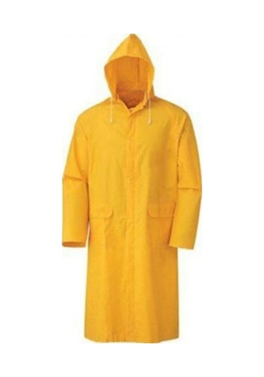 Master Pvc Polyester Balıkçı Kapşonlu Pardösü Yağmurluk Xxl