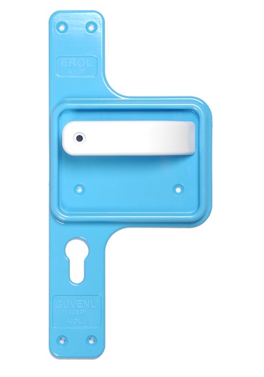 Bariyerli Güvenli Ve Kırılmaz Kapı Kolu 10 Adet( 56 Renk )