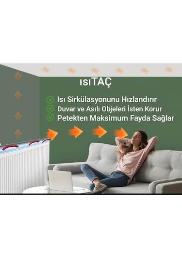 Isıtaç Petek Üstü Alüminyum Isı Yönlendirici