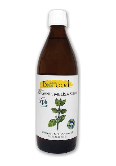 BioFood Damıtma Organik Melisa Suyu 500 ML