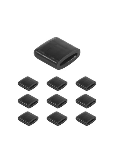 Hava Fritöz Kauçuk Tamponları Hava Fritöz Izgara Tavası İçin Güç Kapaklarına Uygun Siyah