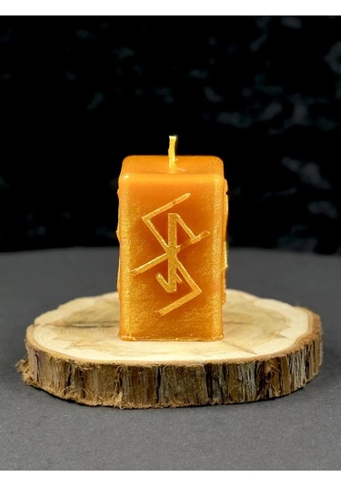 Tajnaa Dver' Rune Mum Şansı Çekmek İçin 177286900 Turuncu