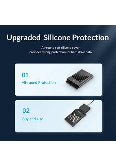 Sones Orıco Uts1 Usb 3.0 2,5 İnç Sata Hdd Adaptörü Silikon Kılıflı, Kablo Uzunluğu: 0,3 M