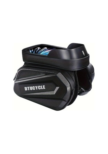 Willowhaven High Kalite Black Sun Pattern Eva Termopres Dag Bisikleti Boru Çantası Telefon Çantası Haki