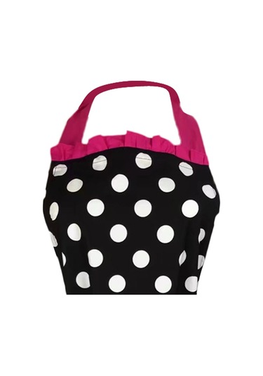 Dinosaurs Cep Bib Yemek Şefi İle Şık Kadın Önlük Şef Bowknot Mutfak Restoranı Gül Kırmızı Altın