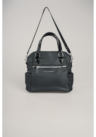 Ççs Kadın 17894 Omuz Ve Sırt Çantası Siyah-bej Siyah - Bej