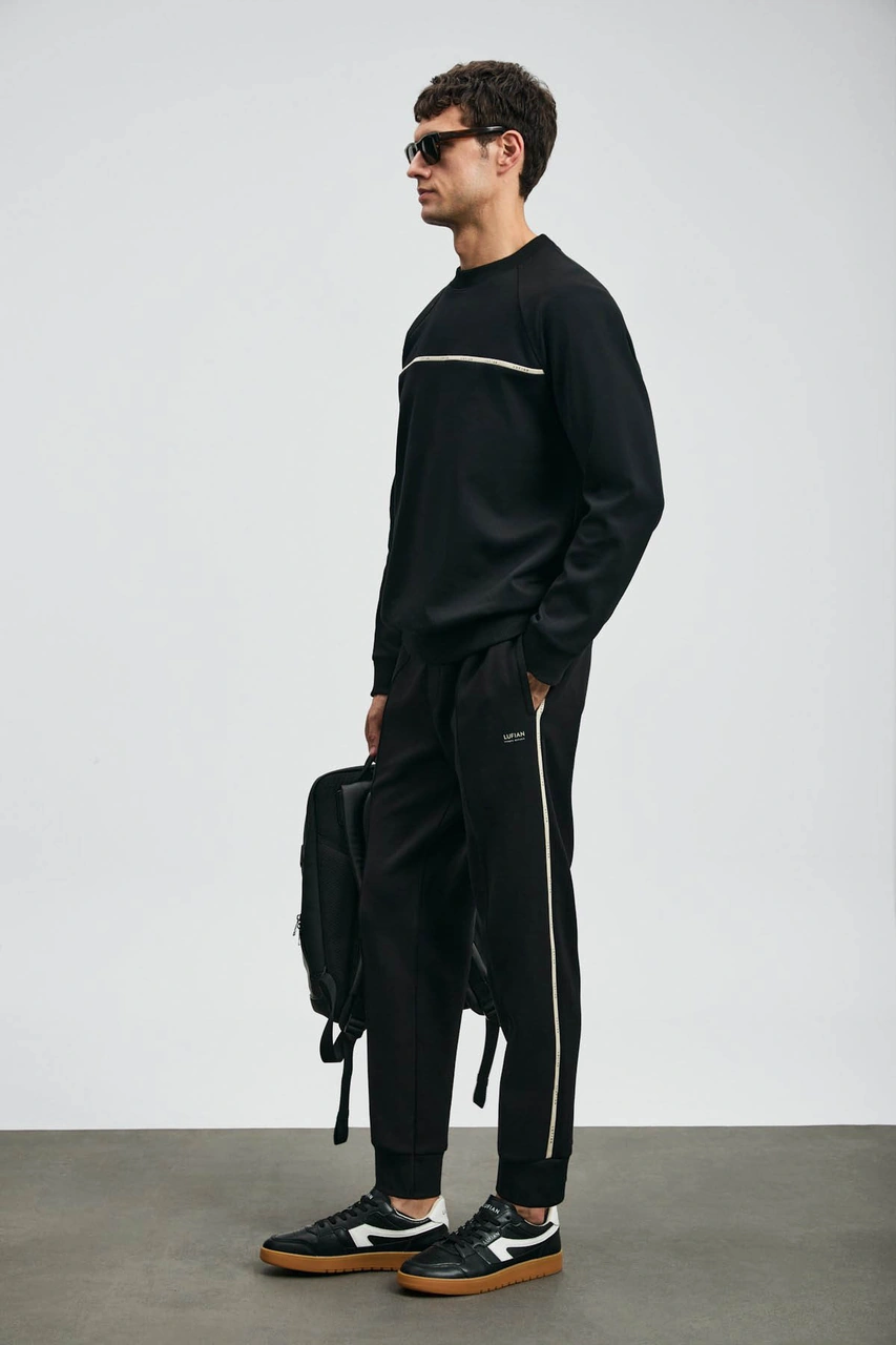 Lufian Cosmo Siyah Erkek Sweatshirt 112030181 Siyah