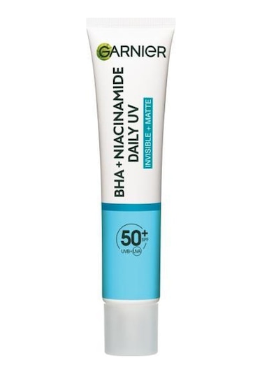 Garnier BHA + Niasinamid Fluid Günlük Güneş Koruyucu Yüz Kremi SPF50+ 40 ML