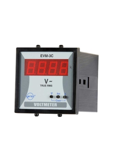 Entes Evm 3c 72 Alarm Kontaklı Voltmetre