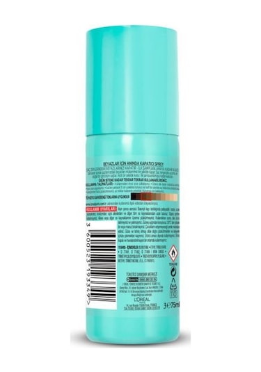 L'oréal Paris Magic Retouch Beyaz Dipleri Kapatıcı Sprey - Koyu Kahverengi