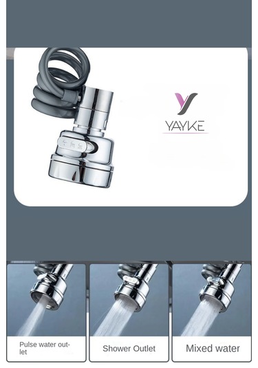 Yeni Lavabo Musluğu 360 Derece Dönme Filtresi Uzatma