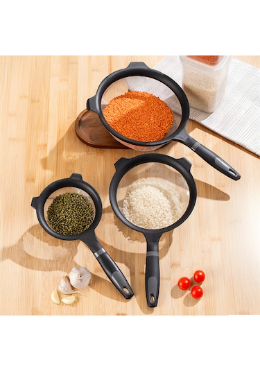 Porsima Et-00120 Tencereye Takılabilen 3 Boy Tel Süzgeç Seti