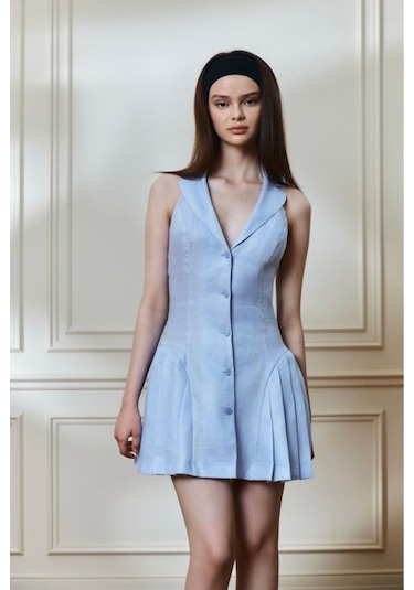 İgritte Elbise Mavi