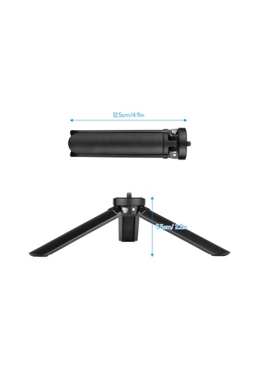 Reedark Mini Masaüstü Metal Üç Ayaklı Sehpa 1/4 İnç Vidalı Evrensel Akıllı Telefon Gimbal Sabitleyici Stabilizatör Aparatı
