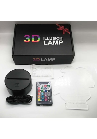 Sones 3d Oyun Kolu Üç Boyutlu Renkli Led Işıklar, Stil: Dokunmatik Çatlak Tabanı Çok Renkli