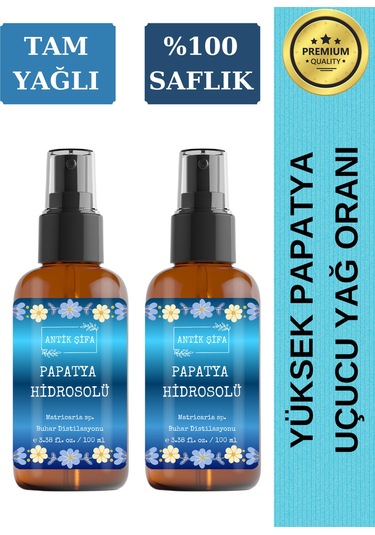 Saf Papatya Hidrosolü 200 Ml - 2 X 100ml Papatya Suyu