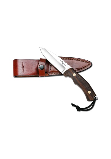 Bora 325CB Ranger Ceviz Saplı Bıçak Kahverengi - Gümüş