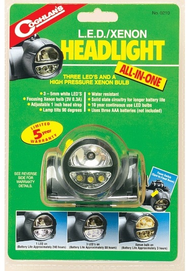 Coghlans Xenon Led Kafa Feneri Siyah