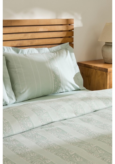 Kaşmir Home Tove %100 Pamuk Tove Çift Kişilik Pike Takımı Çağla Çağla