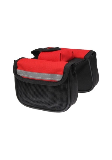 Didadodo Bisiklet Üst Borusu Çift Çanta Siyah, Yeni Tasarım Siyah