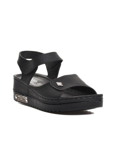 Ayakmod Siyah Kadın Yüksek Taban Sandalet 07-109 Rr Z Siyah Ayakmod Siyah Kadın Yüksek Taban Sandalet 07-109 Rr Z Siyah