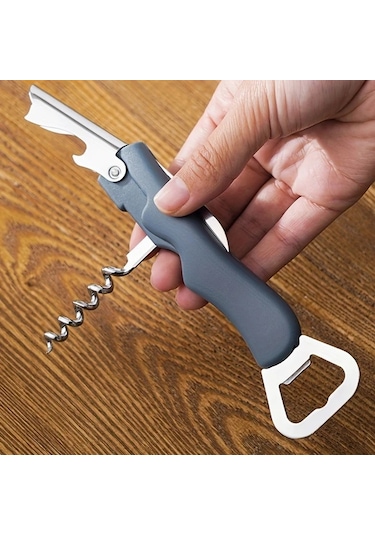 Primepickings Yeşil Paslanmaz Çelik Multifonksiyonel Portatif Şişe Açacağı Restoran Bar Yeşil