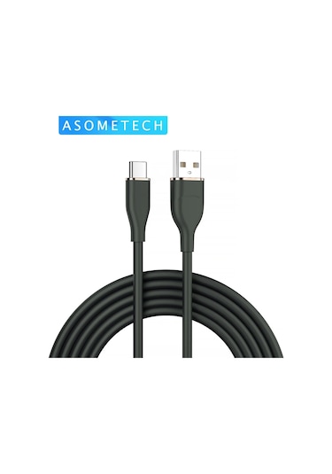 Asometech 6a 66w Hızlı Şarj Usb C Kablo Samsung Uyumlu S21/s20 Huawei Xiaomi İpad Oppo Vıvo İçin Sıvı Silikon Kablobej1m