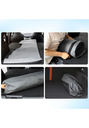 Araç İçi Şişme Yatak Ve Yastık Seti Pompa Dahil Otomobil