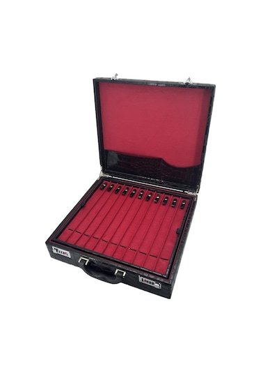 Kuyumcu Tespih Takı Taşıma Ve Saklama Çantası 44'lü Siyah