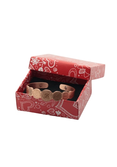 Dualı Mıknatıslı Doğal Bakır Bileklik Bakır