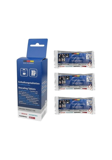 Kahve Makineleri Ve Su Isıtıcıları İçin Kireç Çözücü Tablet 3X18G