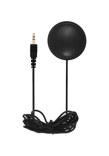 Maiyame 360 Derece Yönlü Masaüstü Mikrofon - 3.5mm Jaklı, Yüksek Hassasiyetli, 2m Kablo, Video Konferans & Kayıt İçin