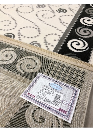 Saray Halı Sembol 11831 As 150X230 Gri Beyaz 4 M2 Halı !