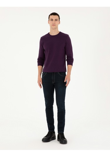 Pierre Cardin Erkek Mor Kazak /triko 50296575-vr038 Mor